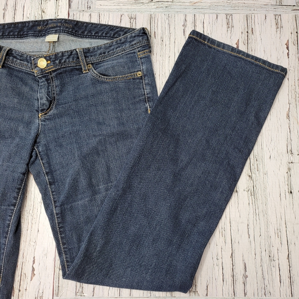 Michael Kors Straight Leg Denim Blue Jean Size 10